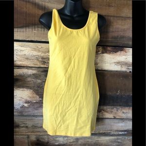 NWT fifth parallel Yellow Tank Top Size m